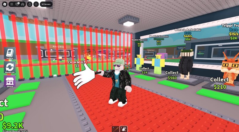 In-game screenshot from Steal a Brainrot on Roblox.